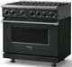 Viking® 7 Series 36'' Antique Bronze Pro Style Natural Gas Range-3