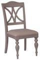 Liberty Furniture Summer House Dove Grey Slat Back Side Chair-0