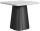 Elements International Edison Black/White End Table -0
