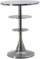 A & B Home 3- Tier Antique Silver Side Table-0