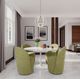 Jofran Inc. Urban Archive Landon Green Swivel Dining Chair-1