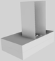 Vent-A-Hood® 36" White Wall Mounted Range Hood-4