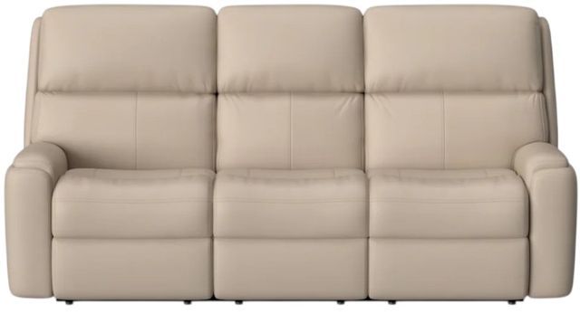 Flexsteel® Customizable Rio Leather Manual Reclining Sofa-4