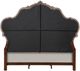 ACME Furniture Latisha Antique Oak Eastern King Upholstered Panel Bed-4