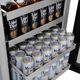 ZLINE Autograph Edition Touchstone 5.2 Cu. Ft. Stainless Steel Beverage Center with White Matte Glass Door and Champagne Bronze Handle-5