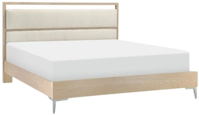 Legacy Classic Biscayne Alabaster/Malabar King Upholstered Panel Bed-0