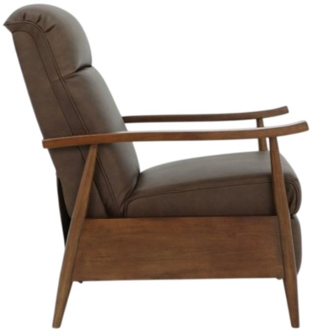 BarcaLounger® Hampton Brown/Oasis Walnut Leather Manual Recliner-4