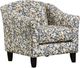 Fusion Furniture Amos Mink Bixby Sunflower Accent Chair-0