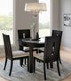 Jofran Inc. Urban Icon Black/Gray Slotback Dining Side Chair-1