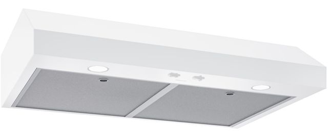 Broan® Glacier 1 Series 24" White Under Cabinet Range Hood-0