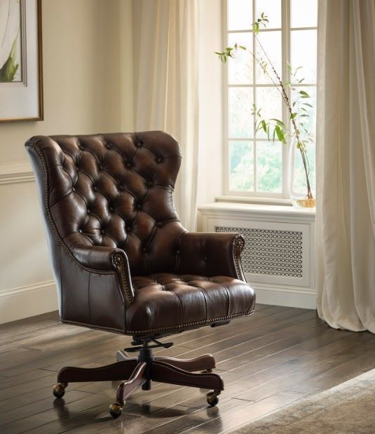 aspenhome® Jefferson Burnished Umber Executive Chair-1