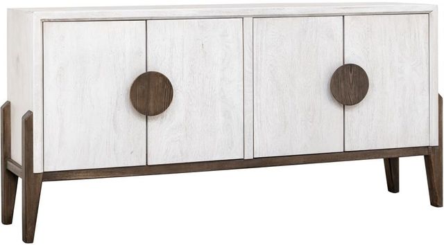 International Furniture Direct Moka White Console-0