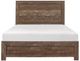 Homelegance® Corbin Rustic Brown Full Panel Bed in a Box-2