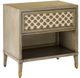 Currey & Company Bramford Light Wheat Nightstand-1