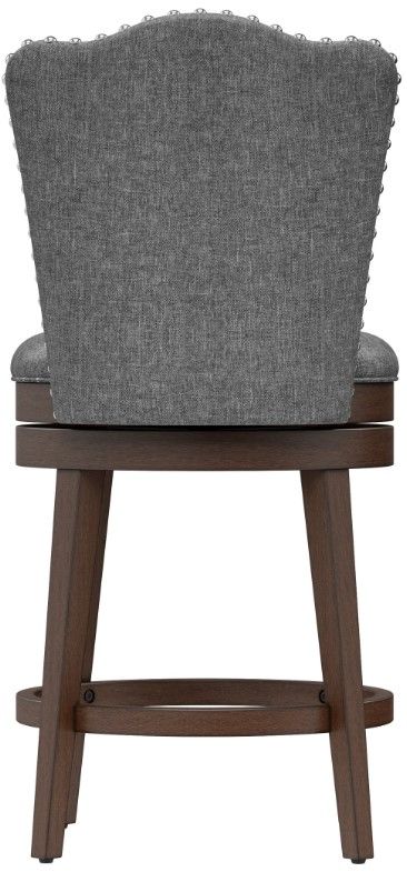 HH2 Home Edenwood Chocolate Brown/Smoke Gray Counter Stool-4