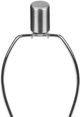Monarch Specialties Inc. 20"H Grey Concrete Table Lamp-1