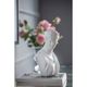 A & B Home White Bust Statue-3