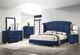 Coaster® Melody Pacific Blue 5-Drawer Upholstered Chest-1