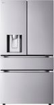 LG 36 in. 28.6 Cu. Ft. PrintProof™ Stainless Steel French Door Refrigerator -0