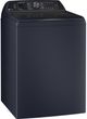 GE Profile™ 5.3 Cu. Ft. Sapphire Blue Top Load Washer and Electric Dryer-2