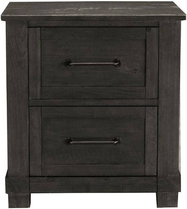 A-America® Sun Valley Charcoal Nightstand-0