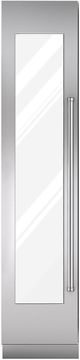 Sub-Zero® 18" Integrated Stainless Steel Wine Storage Door Panel with Pro Handle-0