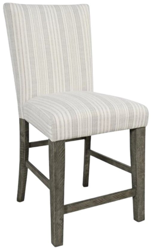 Jofran Inc. Telluride Beige/Driftwood Upholstered Counter Stool-0