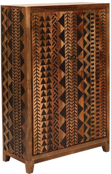 Jaipur Furniture Dominik Brown Tall Cabinet-0