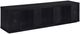 Coaster® Deiter Black Fireplace Media Console TV Stand-4