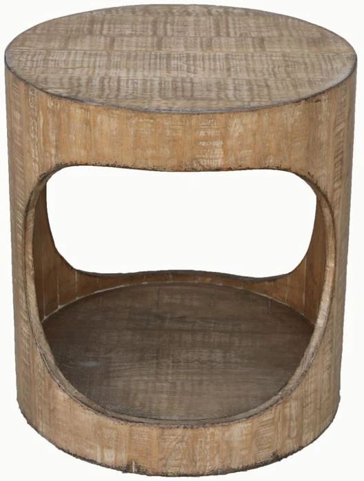 Nest Home Collections Brook Antique Natural End Table-2