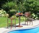 CabanaCoast® Customizable Monaco Aluminum 42" Outdoor Round Pedestal Dining Table-1