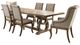 Coaster® Brockway 7-Piece Barely Brown/Cream Trestle Dining Set-0
