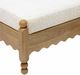 TOV Furniture Thelma Natural/Off-White Bench-5