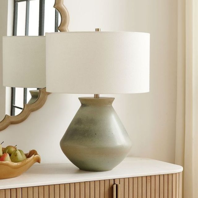 Uttermost® Natrone Sage Green Table Lamp-1