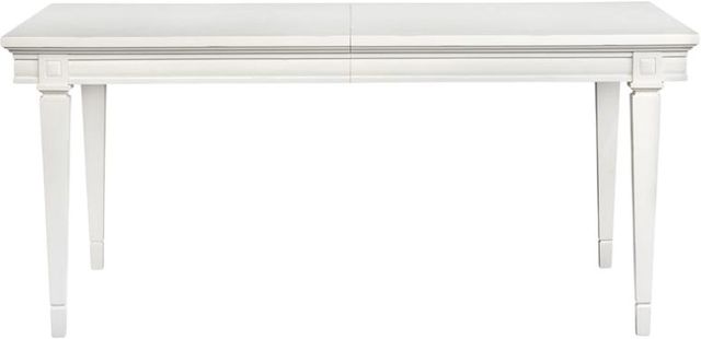 Magnussen Home® Willowbrook Egg Shell White Rectangular Dining Table-2
