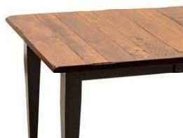 Members Amish Customizable Heritage Woodcrafters Province 36" x 48" Extendable Dining Table with 2-Leaves-1