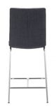 Zuo® Uppsala Graphite Counter Chair-3