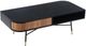 Moe's Home Collection Bezier Black/Tan Coffee Table-1
