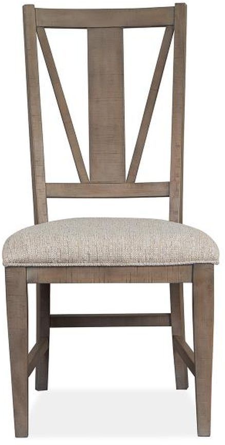 Magnussen Home® Paxton Place Dovetail Grey/Baja Fog Dining Side Chair-1
