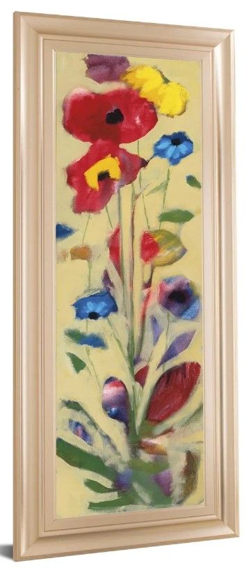 Classy Art Wildflower I By Jennifer Zybala Wall Art-0