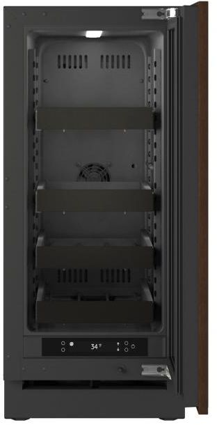 U-Line®  Seamless Collection 15" 2.8 Cu. Ft. Panel Ready Beverage Center with Glass Door-3