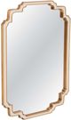 Bassett Mirror Wilmot Ant Gold Leaf/Cream Wall Mirror-1