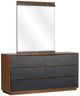 Michael Amini® Kayner Charcoal Dresser with Mirror-0
