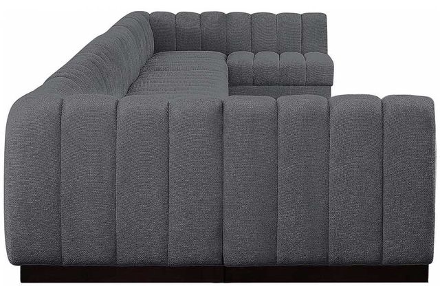 Meridian Furniture Quinn 9-Piece Gray Sectional-1