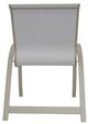 Telescope Casual Aruba Abalone/Storm Aluminum/Fabric Outdoor Sling Stacking Arm Chair-3