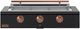 Caliber™ Rockwell Social 3-Burner Matte Black Built-In Natural Gas Grill with Copper Hardware-0