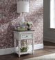 Liberty Furniture Magnolia Manor Antique White/Weathered Bark Open Nightstand-1