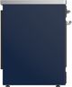 Ilve® Majestic III 30" Midnight Blue Pro Style Induction Range with Triple Glass Door and Chrome Trim-4