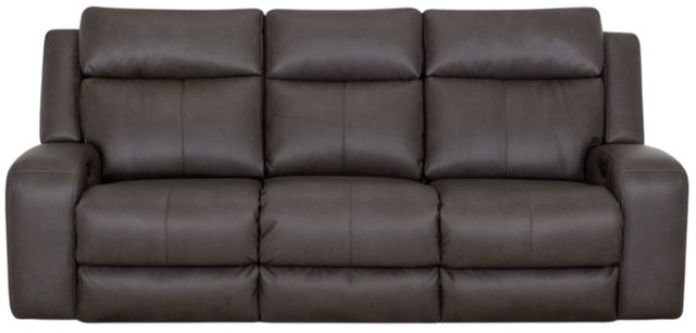 Franklin™ Winston Detroit Smoke Power Reclining Sofa with Power Headrest and Dual Seat Air Massage-3