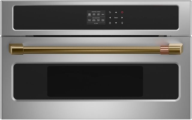 Café™ Brushed Brass Single Wall Oven Handle-1